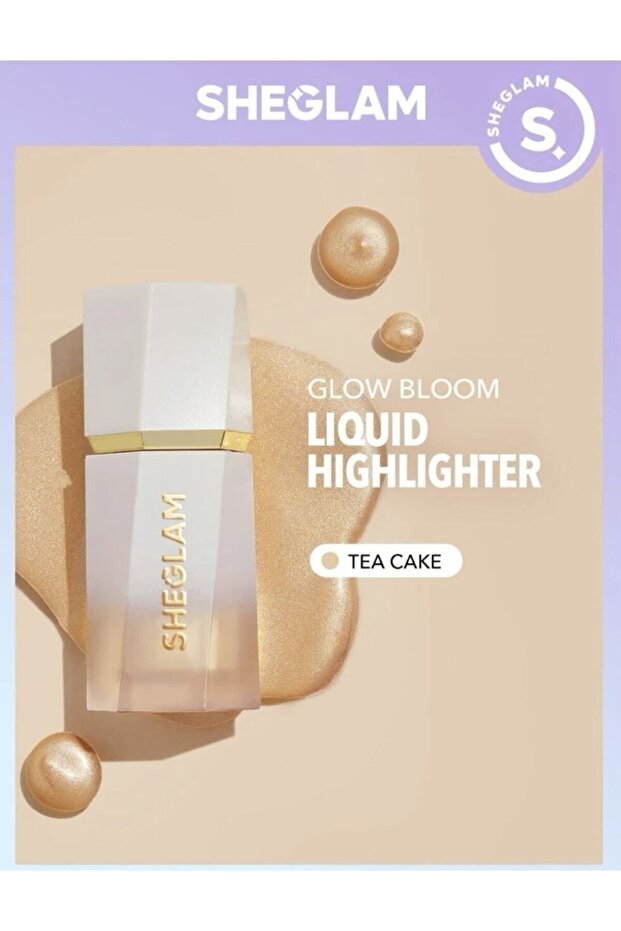 Glow Bloom Liquid Highlighter-tea Cake 5.2ml. - 2