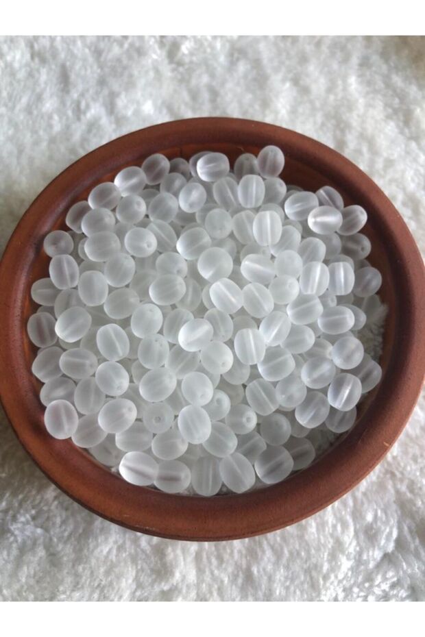8mm Oval Glass Beads - Jewelry Beads - 50 Pieces -