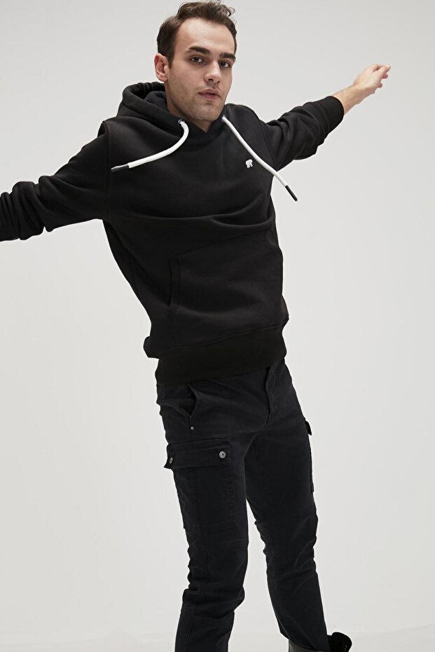 20.02.12.019 Simple Hoodie Men's Hooded Sweat Shirt
