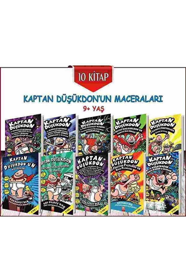 Kaptan Düşükdon'un Maceraları (10 Kitap)