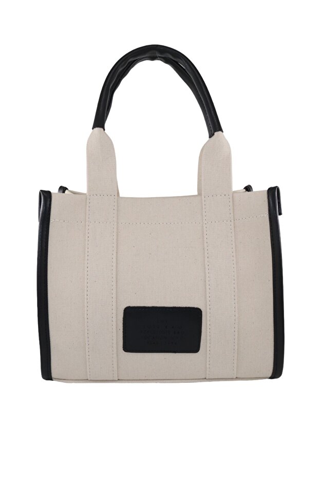 Canvas Hand and Shoulder Bag. Black Handbag. Women's Handbag. Black Shoulder Bag. Hanging Bag.