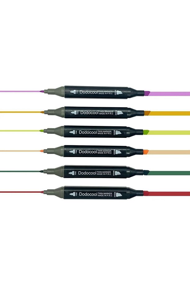 100 Adet Çift Uçlu Touch Marker Art Tasarım Keçeli Kalem Boya Seti+ Düzenleyici Stand + Çanta - 7