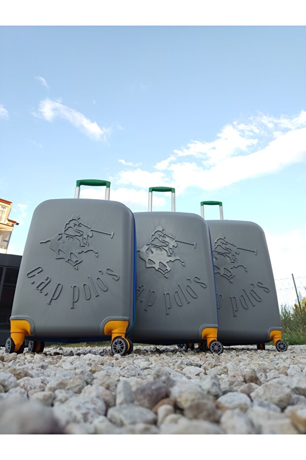 PP 3'LÜ VALİZ SETİ (KIRILMAZ POLİPROPİLEN) - 1