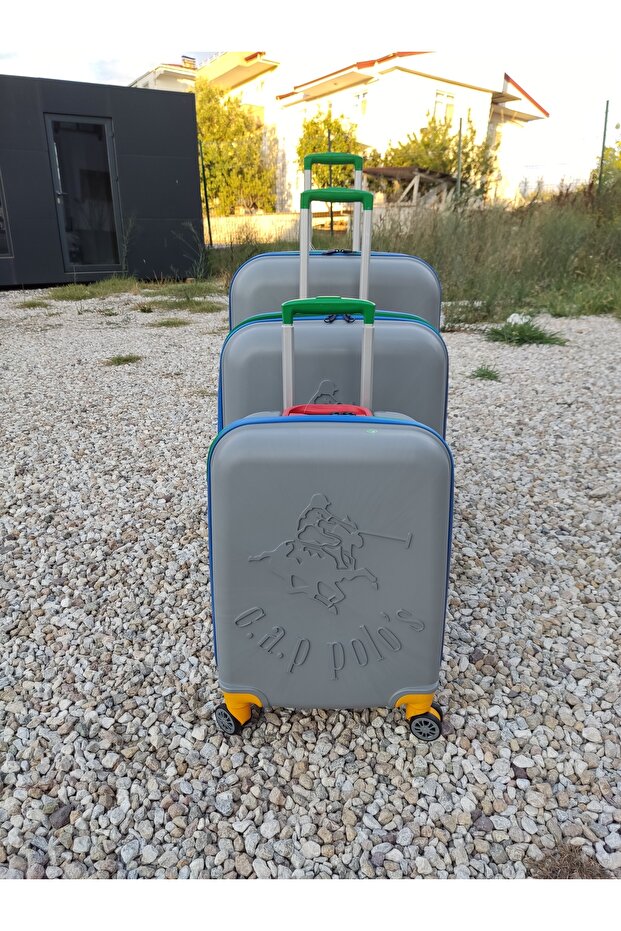 PP 3'LÜ VALİZ SETİ (KIRILMAZ POLİPROPİLEN) - 3