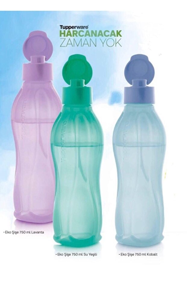 750 Ml 3'lü Eko Şişe Seti - 1