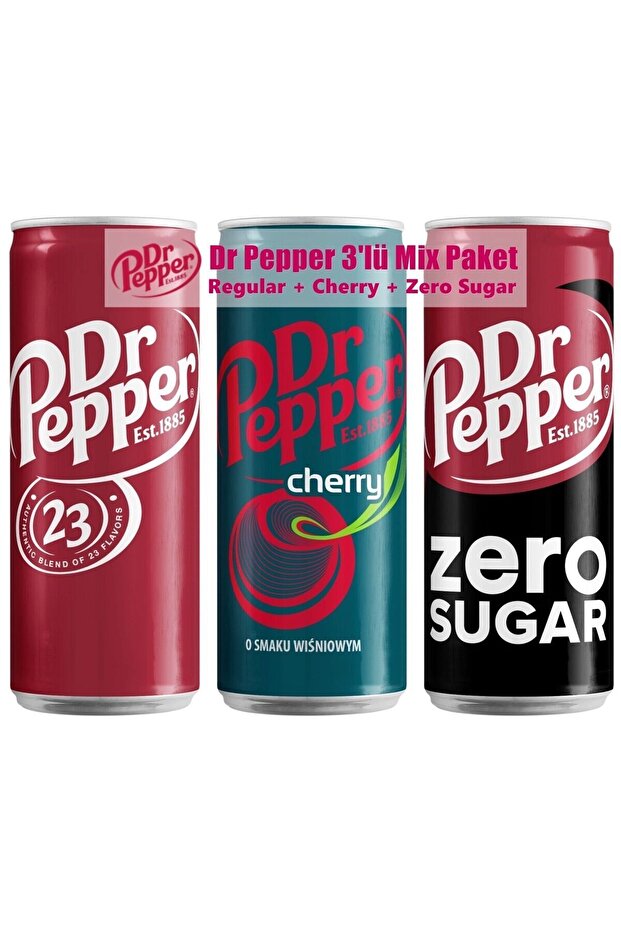 Dr pepper 3’lü mix paket - 1
