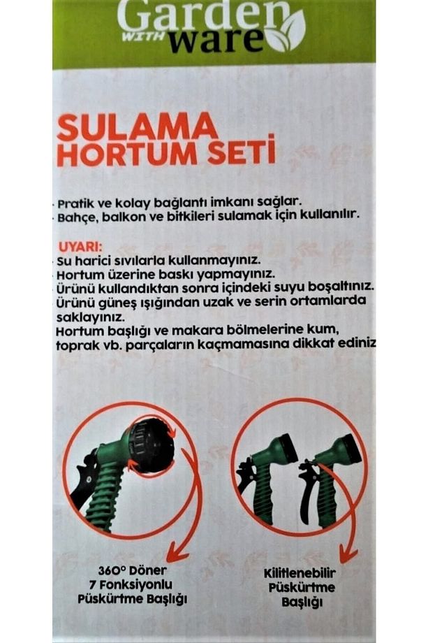 Ware Pratik Makaralı Sulama Hortum Seti - 2
