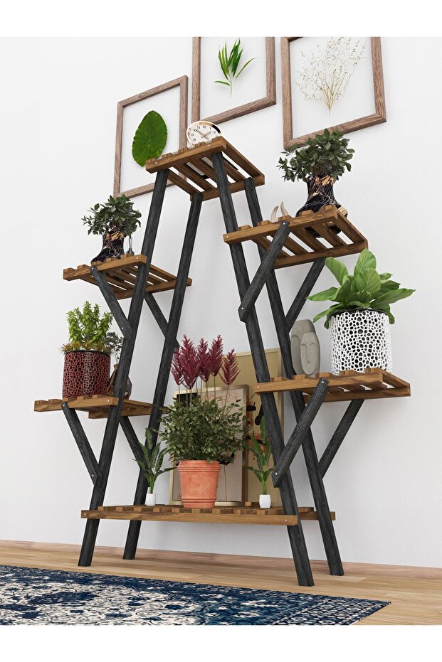 Ahşap Çiçeklik Standı - 4