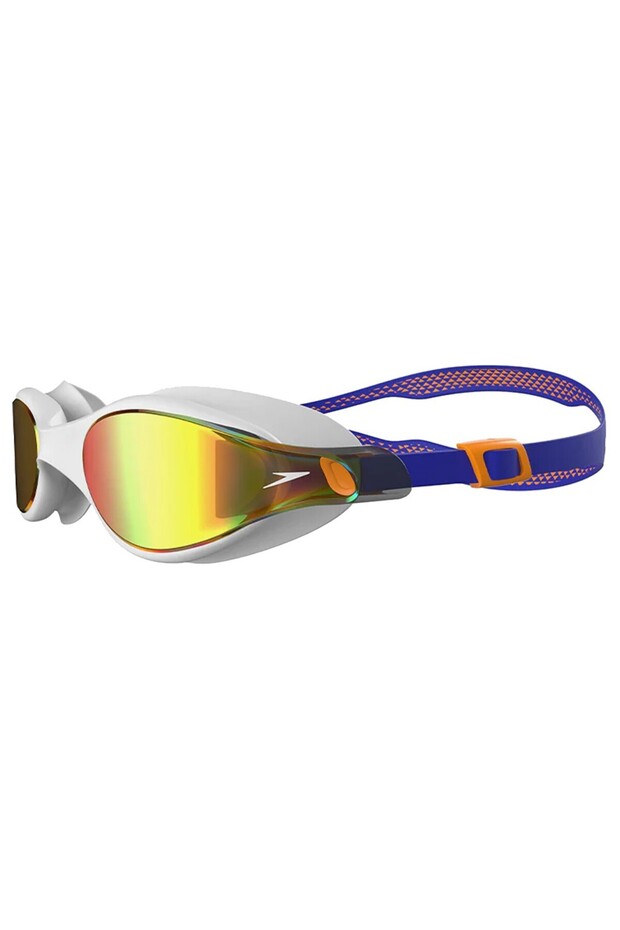 White/Blue Vue Mirrored Swimming Glasses