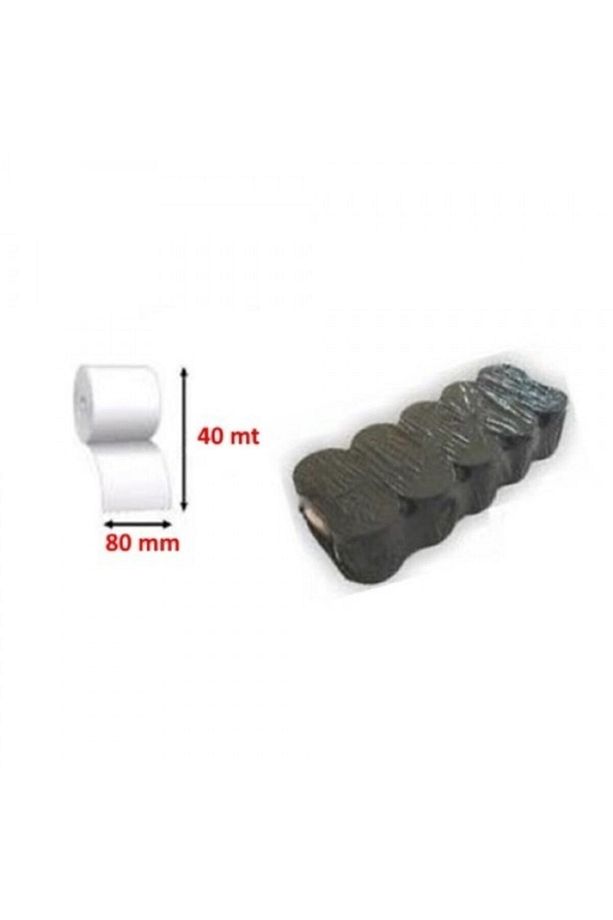 Termal Rulo 80 Mm X 40 Mt (1 PAKET 10'LU)tekno, Adisyon Fişi, Kağıt - 3