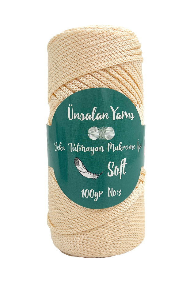 Polyester Macrame String Bag - 2mm, 100Gr, String Plug and String Runner Thread 120m - 1