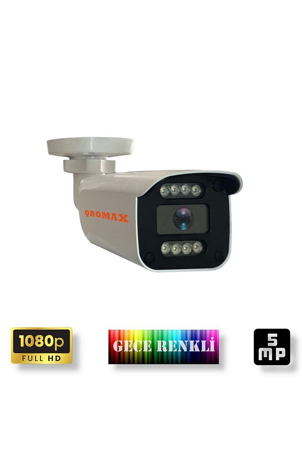3 Kameralı Set - Hareket Algılayan Gece Renkli Gösteren 5 Mp 1080p Güvenlik Kamerası Seti 908w - 4