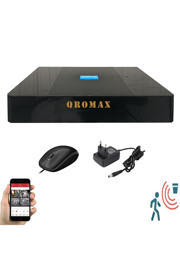 4 Kameralı Set - Hareket Algılayan Gece Renkli Gösteren 5 Mp 1080p Güvenlik Kamerası Seti 908w - 3