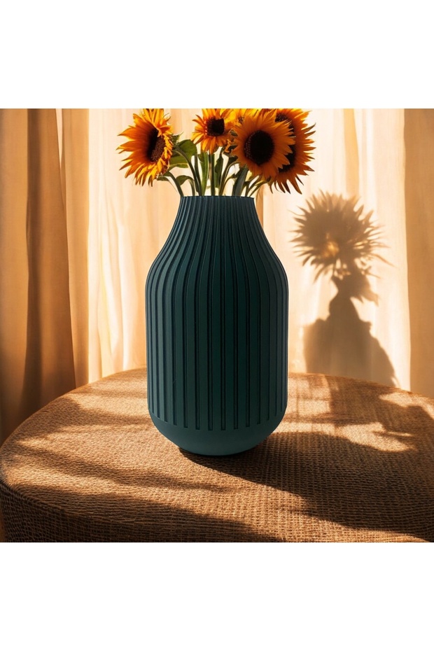 Modern Şeritli Vazo - 1