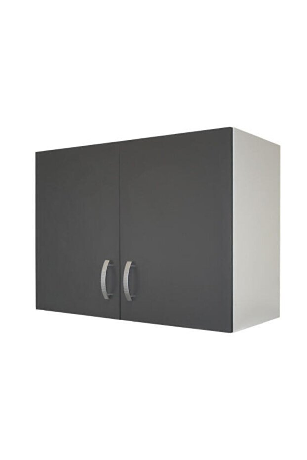 Asia Mutfak Üst Modül 80 Cm Antrasit - 1