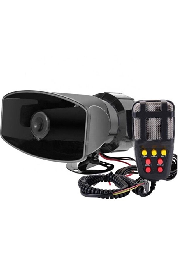 Araba Siren Megafon Mikrafon - 1