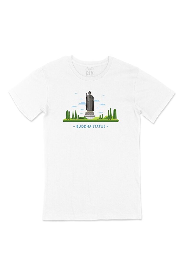 Buddha Statue Large T-Shirt