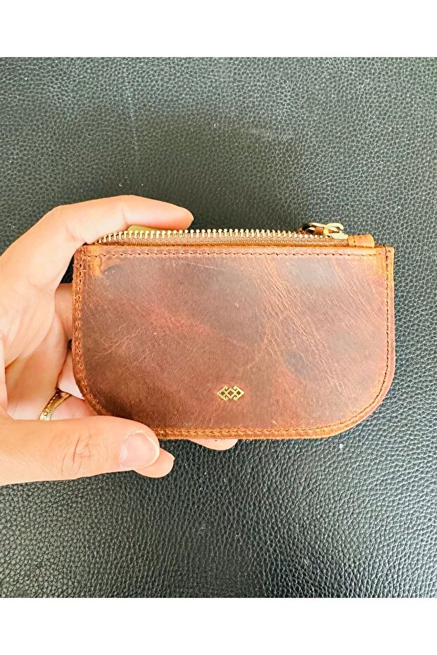 Hakiki Deri Mini Cep Cüzdanı - 3