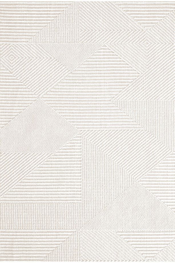 Salon Halısı Geometrik İskandinav Eskitmeli Dijital Baskı Yıkanabilir Kaymaz Taban  8144+ - 2