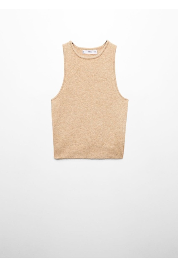 Askılı triko bluz - 3