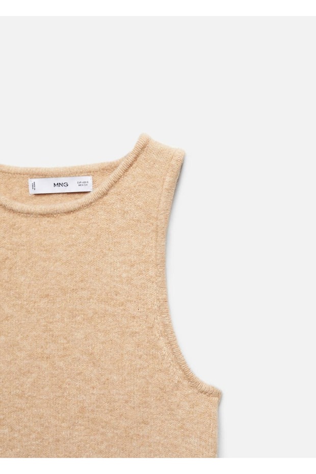 Askılı triko bluz - 6