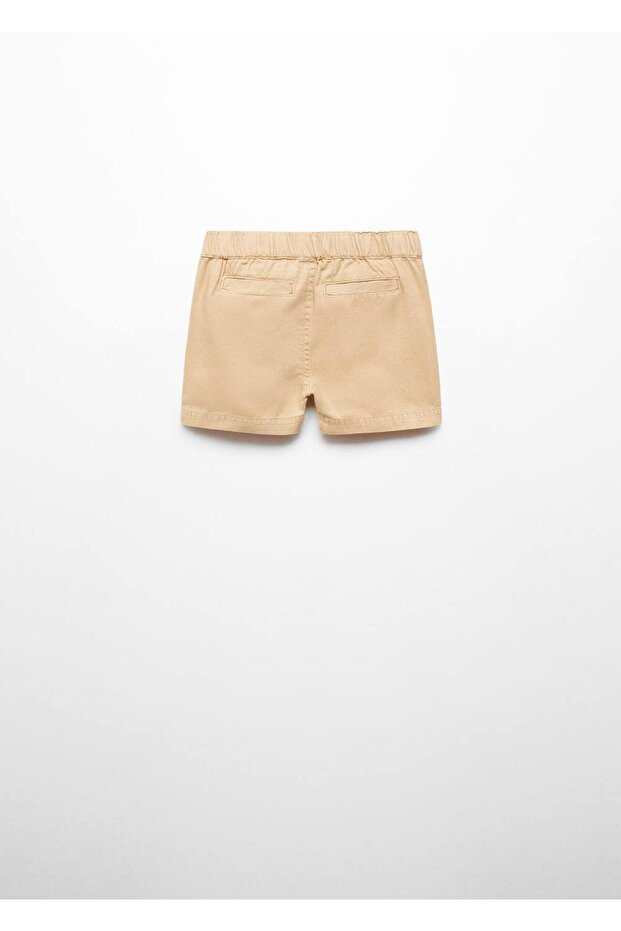 Chino tarz pamuklu bermuda şort - 2