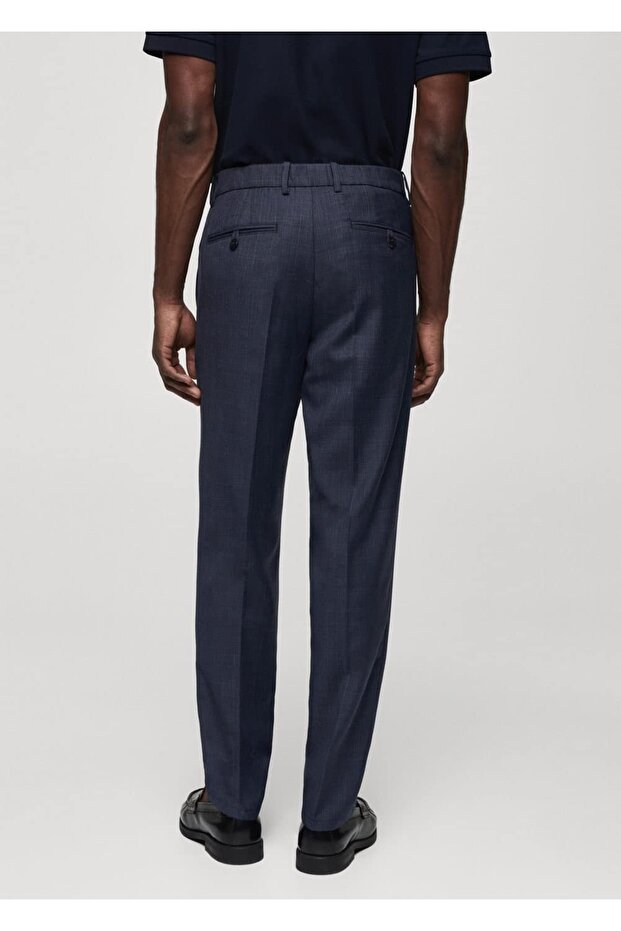 Pleated Cold Wool Pants - 4