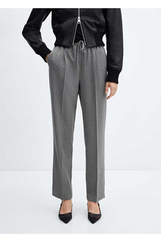 Dökümlü Jogger Pantolon - 1