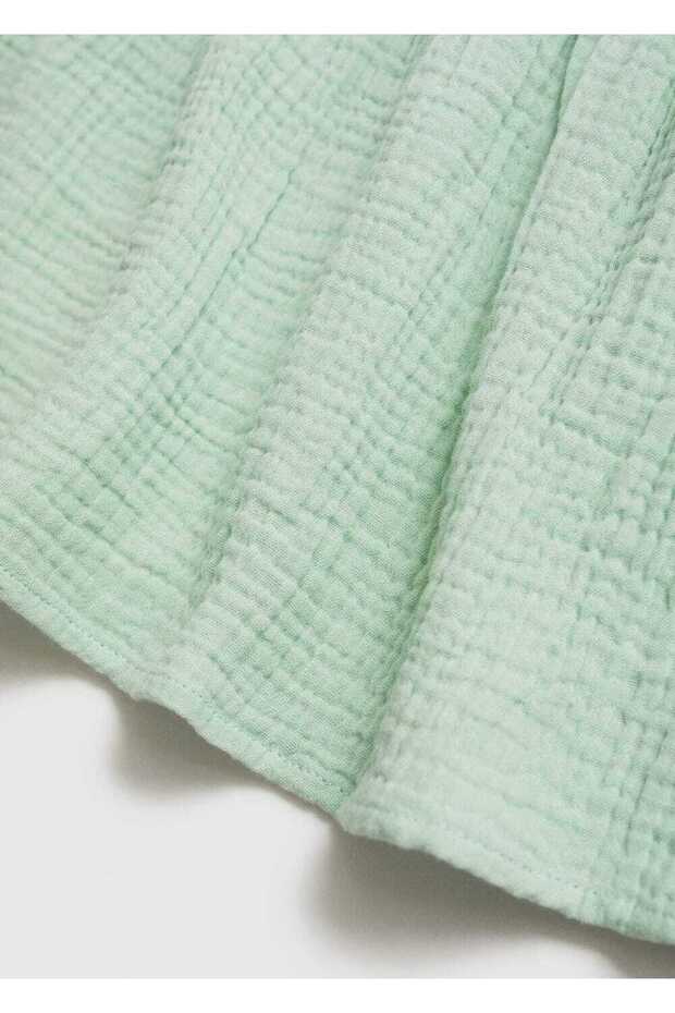 Panelli kroşe elbise - 5