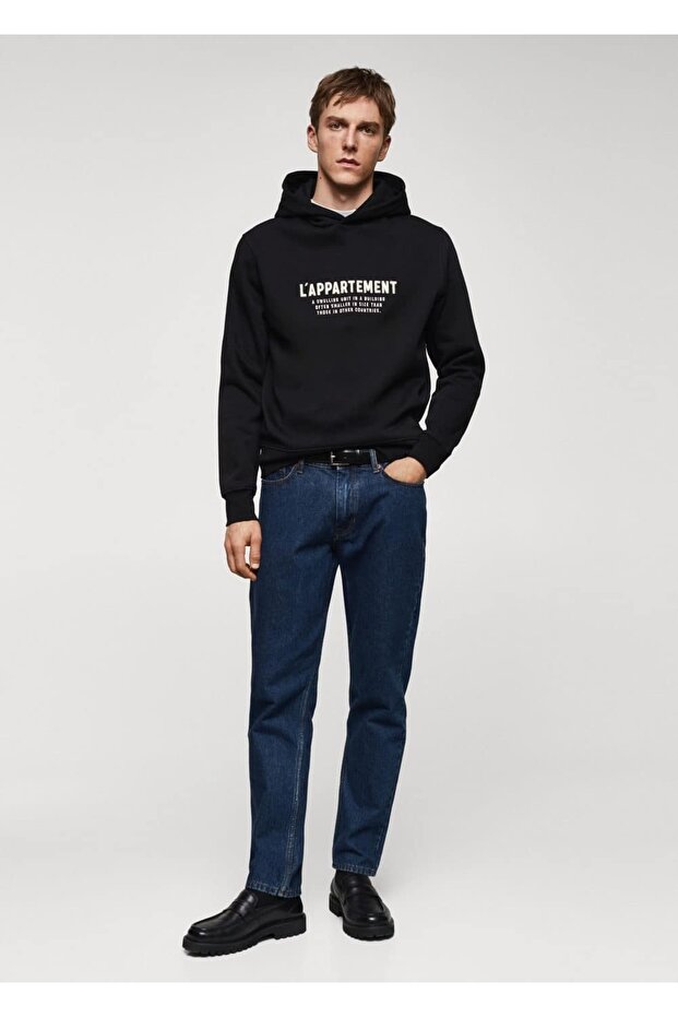 İşlemeli kapüşonlu sweatshirt - 2