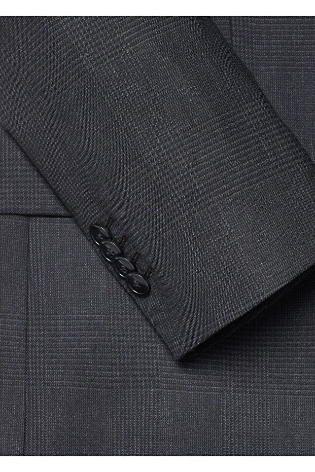 Slim Fit Cold Wool Blazer Jacket - 8