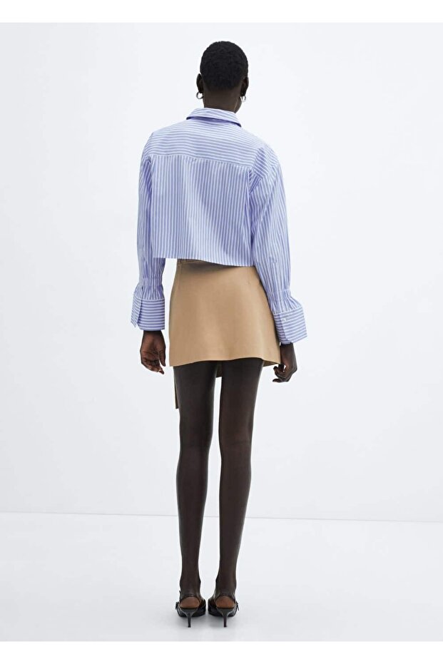 Tokalı Pilili Etek - 4