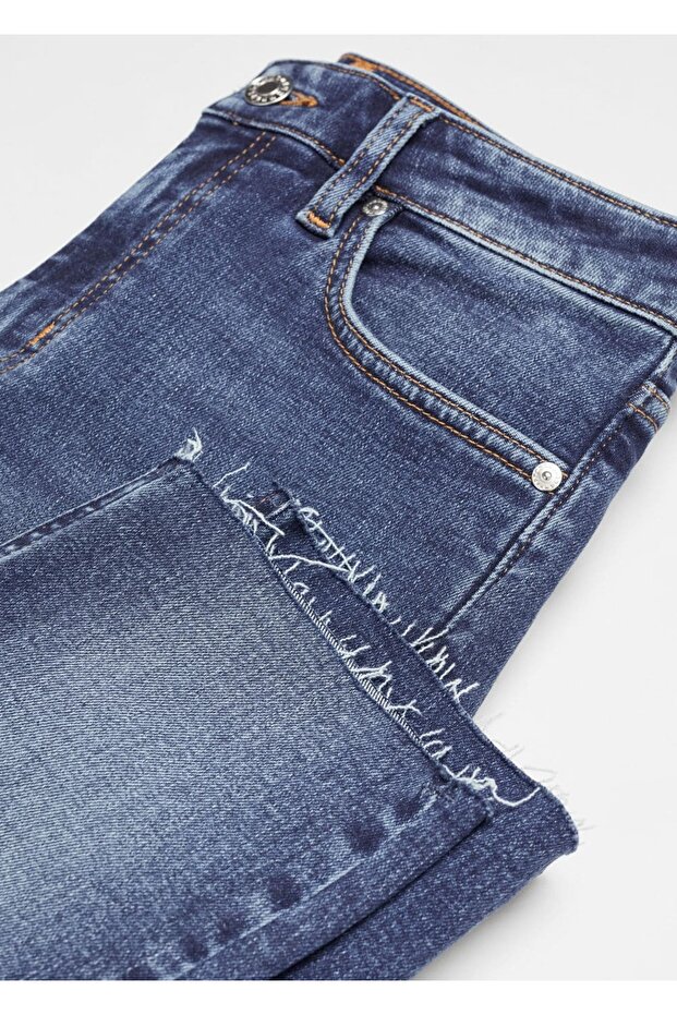 Blugi capri slim fit - 6