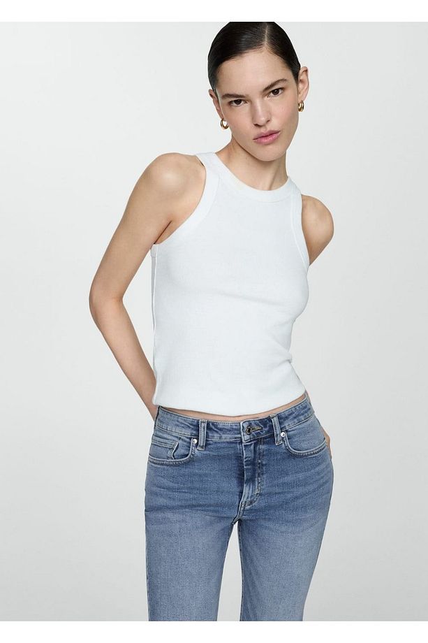 Slim fit kot bermuda şort - 5