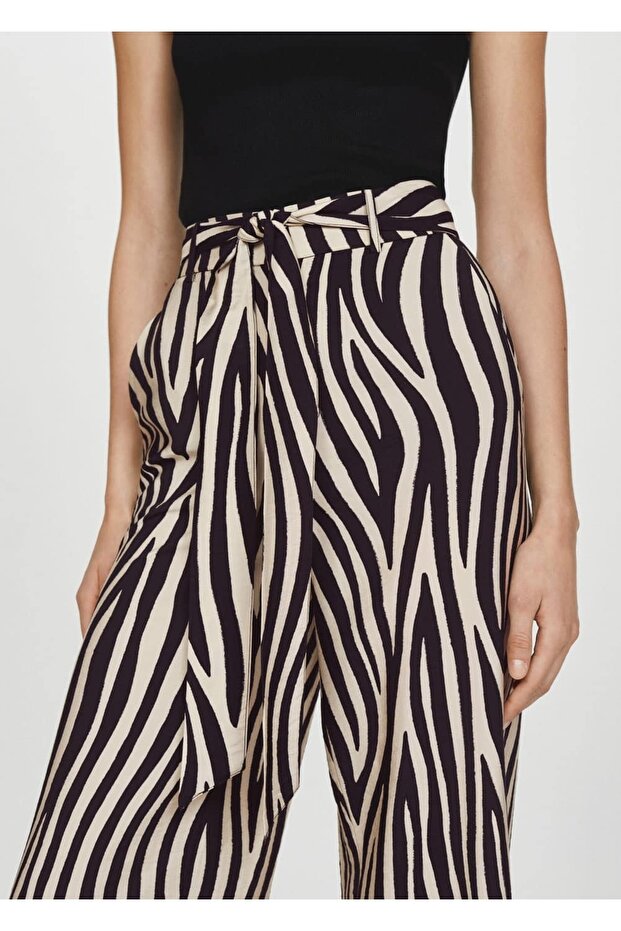 Patterned and Bow Trousers - 5