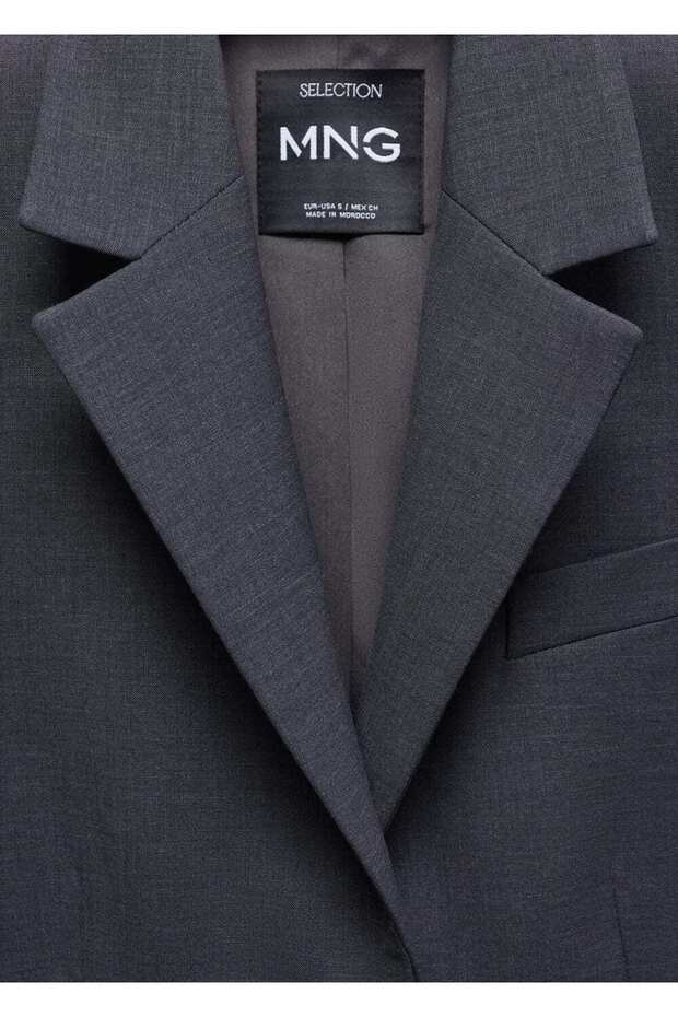 Fitted Blazer Jacket Model Wool Body - 6