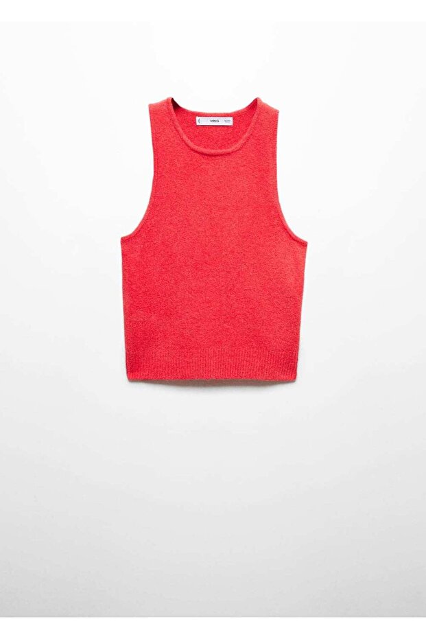 Askılı triko bluz - 3