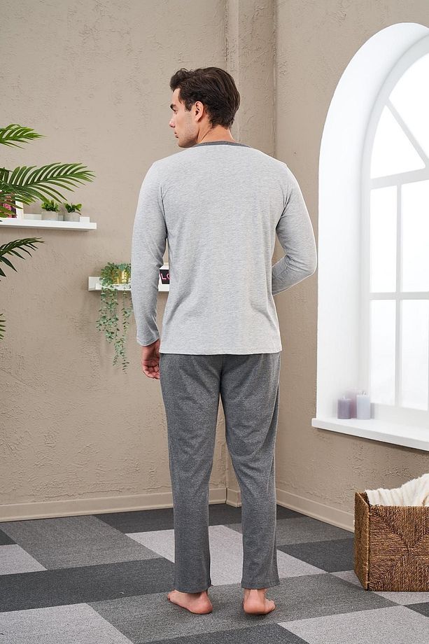 23708 Erkek Patlı Pijama Takım - 3