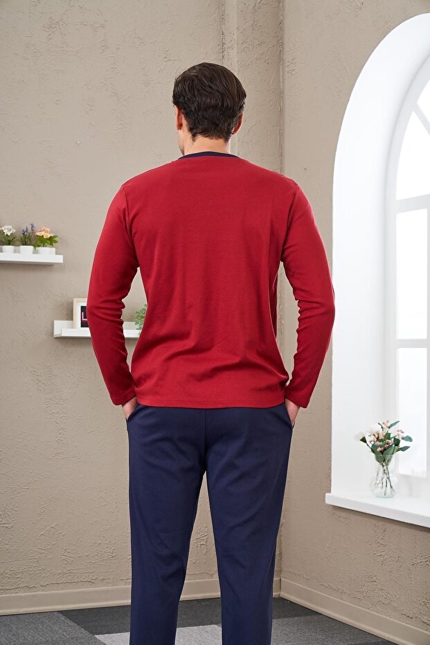 23701 Erkek Patlı Pijama Takım - 7