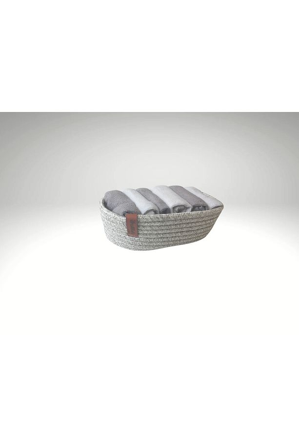 Native 6'li Sepetli Havlu (30×30) - 1
