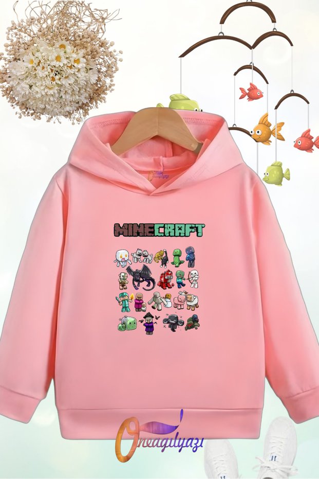 Children's Hooded Printed Sweatshirt