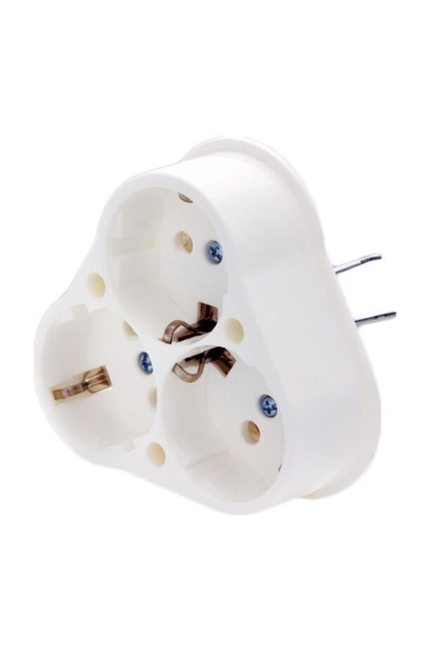 مقبس مؤرض 3 قطع مجوف - 1