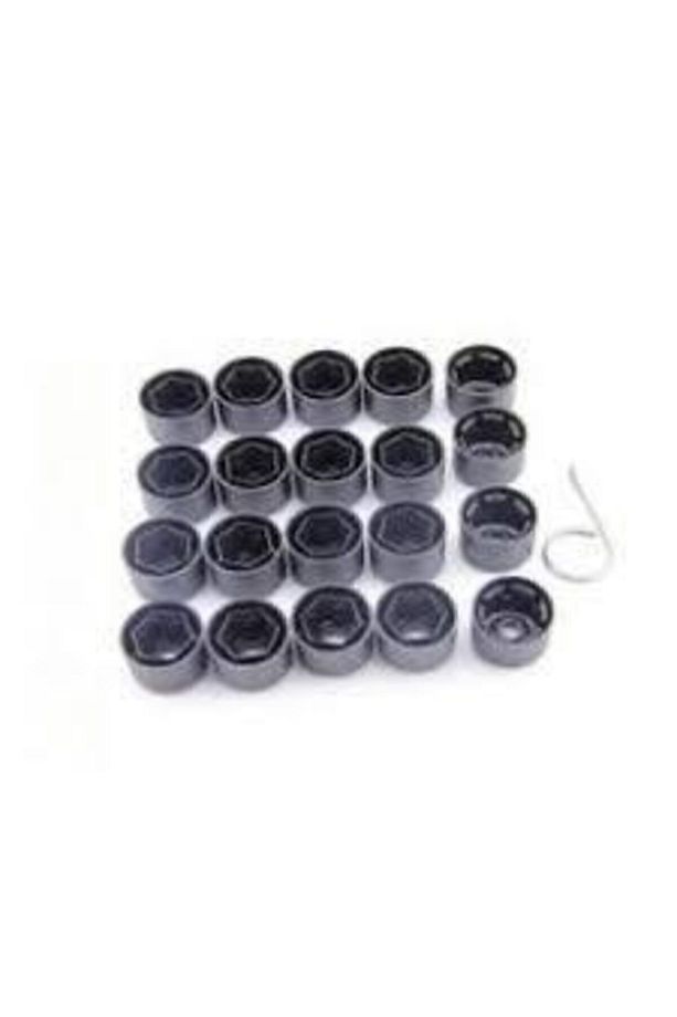 Bijon Kapağı Caddy Golf 5 Golf 6 Jetta Passat Tiguan 16+4 Adet Şifreli Kapak Set Siyah - 1