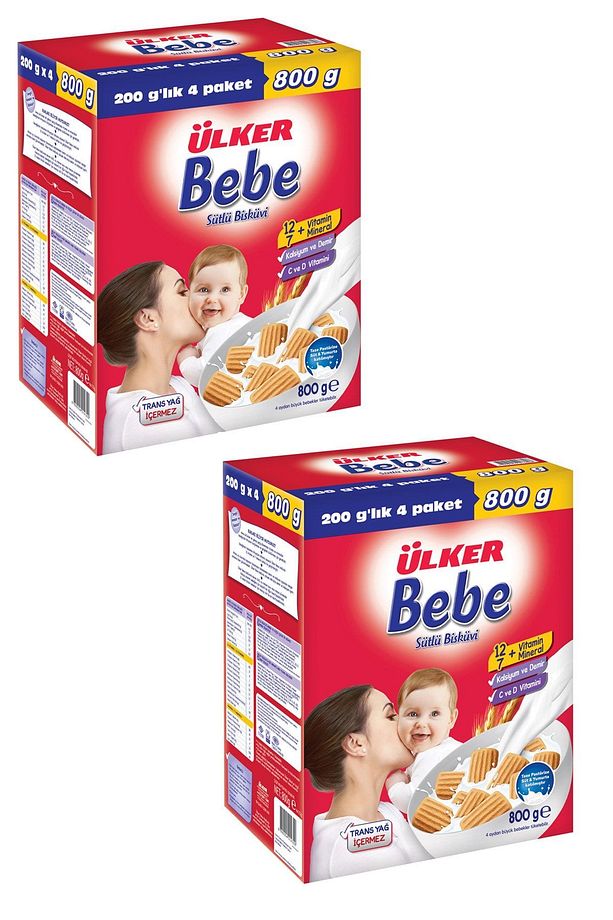 Bebe Bisküvisi 2 Adet X 800 Gr - 1