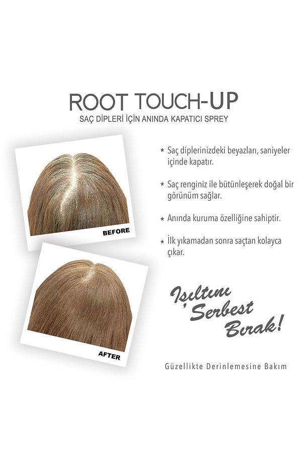2'li Set Sarı Saç Dipleri Için Anında Kapatıcı Sprey 75ml - 4