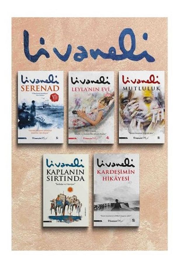 mutluluk - kaplanın sırtında - Leyla'nın Evi - Serenad - kardeşimin hikayesi /5 kitap set - livaneli - 1
