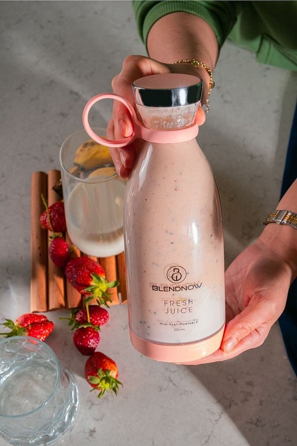 Taşınabilir Şarjlı Smoothie Blender, Blender (350ML) - 3