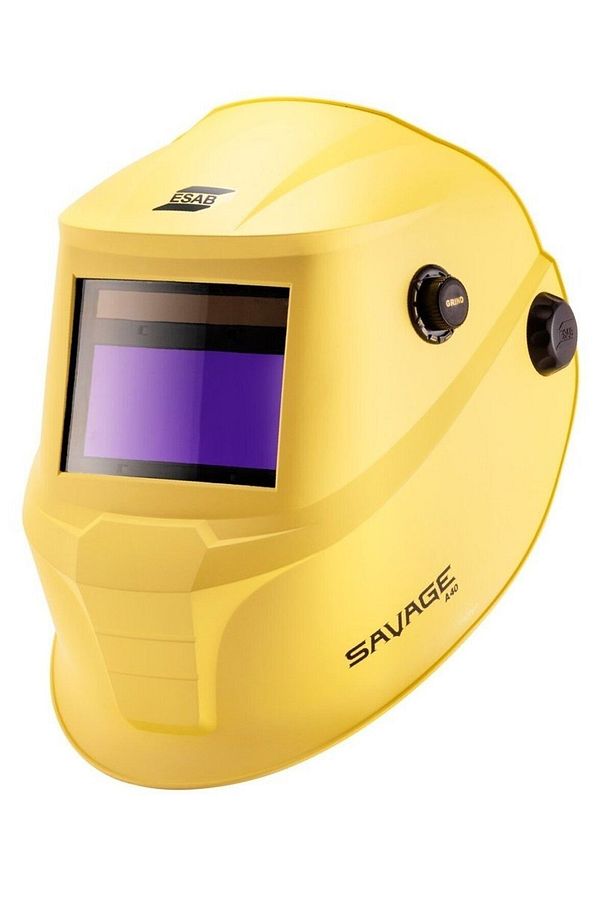SAVAGE A40 Colormatik Kaynak Baş Maskesi Sarı - 1