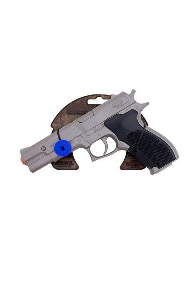 Tamamı Metal Revolver 8'li Kapsül Patlatan Baretta - 1
