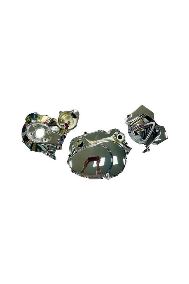Cg Nikel Motor Kapak Seti Asya Model (Statör Kapağı+Debriyaj Kapağı+Ön Dişli Kapağı) - 1